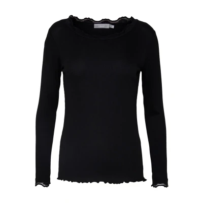Afbeelding van Fransa Frhizamond Longsleeve, Dames, Maat: XS, Black