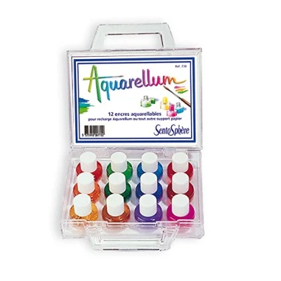 Afbeelding van SentoSphère Aquarellum Mini Waterverf Koffer 12x5 ml