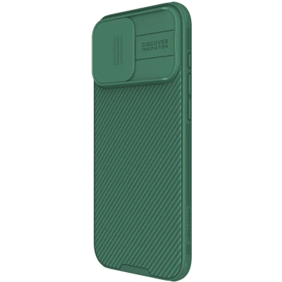 Afbeelding van Nillkin CamShield Magnetisch Hoesje Geschikt voor Apple iPhone 16 Pro Max Compatibel met MagSafe Camera Slider Back Cover Extra Bescherming Groen