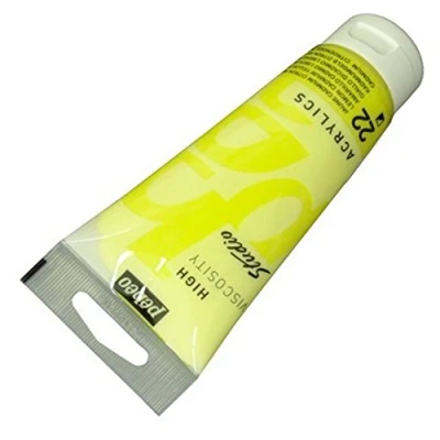 Afbeelding van Pébéo Acryl Fine Studio Acrylics Acrylverf voor kunstenaars verf professionals en beginners heldere gepigmenteerde kleur cadmiumgeel citroen imitatie 100 ml