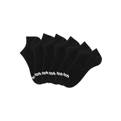 Afbeelding van Bench 6 PACK Enkelsokken, Maat: 39, Schwarz