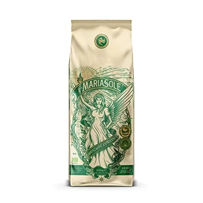 Afbeelding van MariaSole Caffè espresso biologische koffiebonen 1 kg Traditionele roostering in Sicilië via houtvuur, met de hand gemaakt premium bonen voor volautomaat en zeefdrager