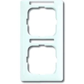 Afbeelding van Busch Jaeger 2CKA001754A4059 Frame 2 voudig Zuiver Wit (RAL 9010),