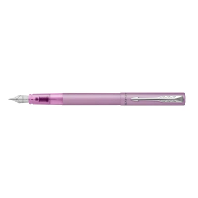 Afbeelding van Parker Vector XL Satijnglans Lila Vulpen Schrijfwijze: Medium Kleur: Roze De Vulpenwereld