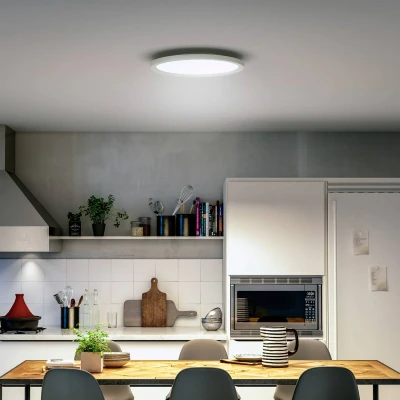 Afbeelding van Philips Hue Aurelle paneellamp warm tot koelwit licht wit rond