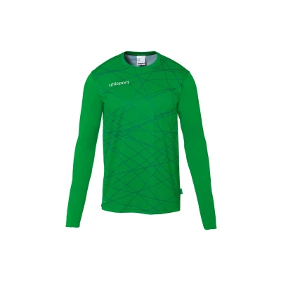 Afbeelding van Uhlsport Prediction Keepershirt Lange Mouw Kinderen Groen / Wit Maat: 140