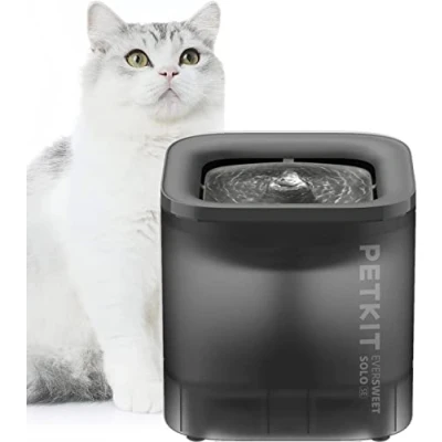 Afbeelding van PETKIT EVERSWEET Kattendrinkfontein, Draadloze Pompen, 1,85 L, Intelligent Ledlicht, 25 dB Ultrastille, Drinkfontein voor Katten en Hond, Grijs