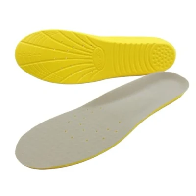 Afbeelding van Happystep orthopedische traagschuim PU inlegzolen voor heren en dames, Comfortabele Binnenzool met uitstekende demping schokabsorberende wandelschoenen, sneakers, laarzen, sport, vrije tijd dagelijks gebruik (maat L: 41 45 EU)
