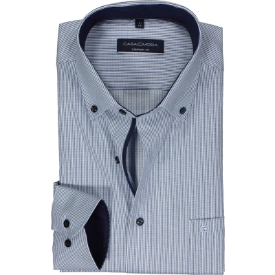 Afbeelding van Casa Moda Comfort Fit Overhemd blauw, Gestreept