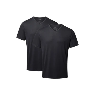 Afbeelding van DANISH ENDURANCE T Shirt voor Heren V Neck Zwart L