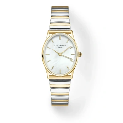 Afbeelding van Rosefield dames The Oval horloge OVWDSG OV17 in de kleur Goud