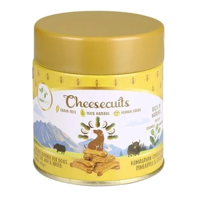 Afbeelding van Pawfect Kaas Biscuits met Ananas en kokosnoot 100 gr.