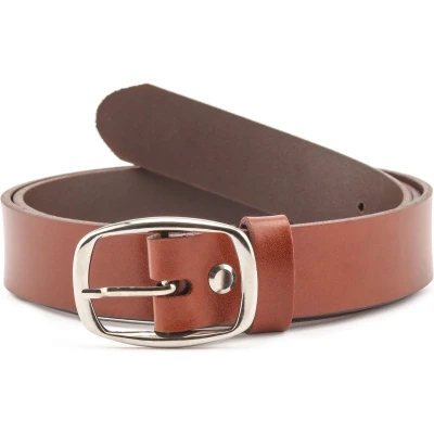 Afbeelding van Ladeheid Dames Kledingriem Riem Broekriem Verstelbaar Leer MS EL D41 Bruin 95 cm