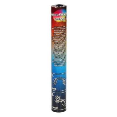 Afbeelding van Glow in the dark sticks 15x 22 cm 80s/90s party feestartikelen breekstaafjes Verkleedsieraden
