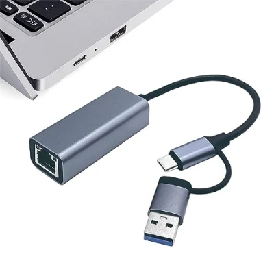 Afbeelding van USB 3.0 Ethernet adapter, C naar RJ45 Gigabit LAN 1000 Mbps netwerkadapter met Type voor Windows XP, MAC OS, Linux, VISTA 7 8 10 11 en meer