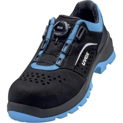 Afbeelding van uvex 9558 9558242 Lage veiligheidsschoenen S1P Schoenmaat (EU): 42 Zwart/blauw 1 paar