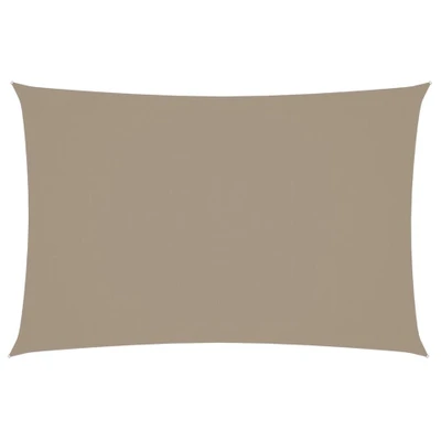 Afbeelding van vidaXL Zonnescherm rechthoekig 2x4 m oxford stof taupe