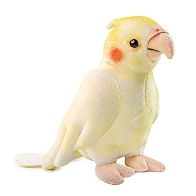 Afbeelding van lilizzhoumax pluche speelgoed, papegaai, 20 cm, simulatie realistische pop, wilde dieren, pluche, cadeau voor vrienden en kinderen