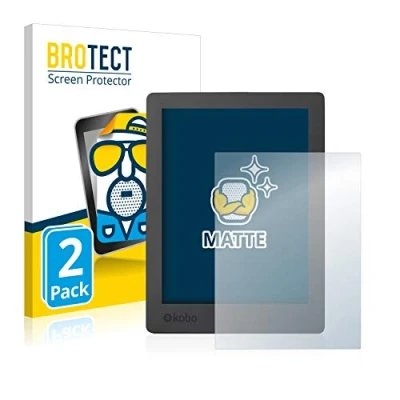 Afbeelding van BROTECT (2 Stuks) Antireflecterende Beschermfolie voor Kobo Aura H2O Edition 2 Anti Glare Screen Protector, Mat, Ontspiegelend