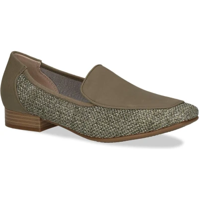 Afbeelding van Caprice Instappers Dames Maat 36 Cactus Comb Leer en Textiel