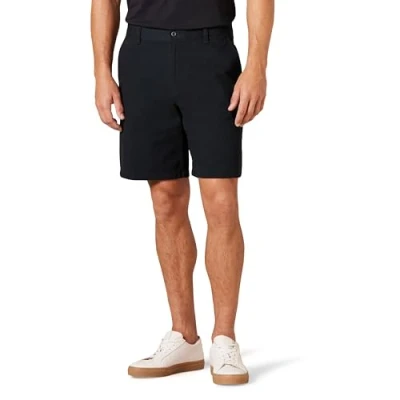Afbeelding van Amazon Essentials Heren Classic Fit 23 cm Stretch Chino Shorts (Verkrijgbaar in Big &amp; Tall), Zwart, 42W