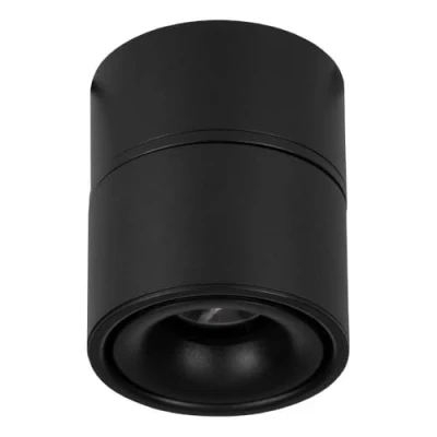 Afbeelding van EGLO LED inbouwspot Bohoyo, spot semi inbouw, inbouw lamp of opbouwlamp, spotje van zwart aluminium, plafondverlichting ∅ 10 cm