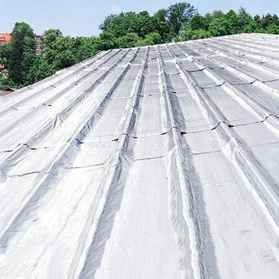 Afbeelding van ZHUOZ1T Zelfklevende asfalt, waterdichte dakreparatieband, dakfolie, aluminiumfolie, dakisolatie, voor daklekkage, oppervlaktescheuren, vensterbankspleet (0,2 x 1 m)