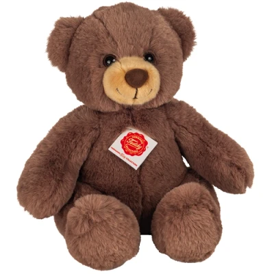 Afbeelding van Hermann Teddy Knuffeldier beer Mikai zachte pluche stof premium kwaliteit knuffels bruin 30 cm Beren