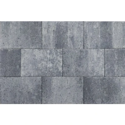 Afbeelding van Kijlstra straksteen 20x30x5 Grijs/zwart De zorgt voor een strakke, moderne look