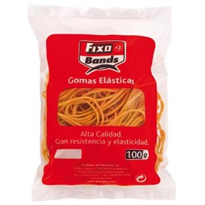 Afbeelding van Fixo 45240 zakjes met elastiekjes, 100 g, meerkleurig, 1,5 mm x 8 cm