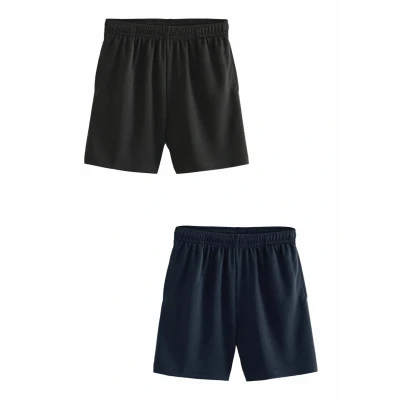 Afbeelding van Next Regular FIT 2PACK Shorts voor kinderen, Maat: 104, Black navy
