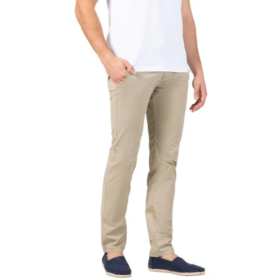 Afbeelding van Timezone Heren Slim Jannotz vrijetijdsbroek, Chino beige, 30W x 32L
