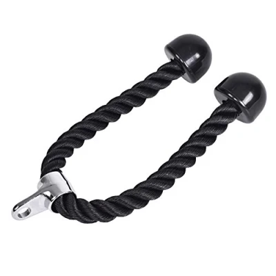 Afbeelding van VGEBY kabelbevestiging, tricepstouw, sportpers, bicepspankabel triceps, touw voor bodybuilding, fitnessstudio, naar beneden trekken