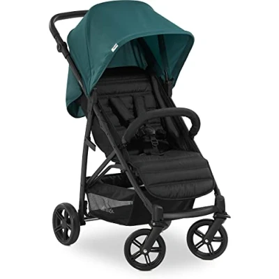 Afbeelding van hauck buggy Rapid 4 / Belastbaar tot 25 kg Snel inklapbaar Compact In hoogte verstelbaar Ligstand vanaf geboorte Grote boodschappenmand Petrol
