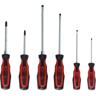 Afbeelding van KS Tools 159.0020 ERGOTORQUEplus Schroevendraaierset, 6 dlg, PZ, zaagsnede
