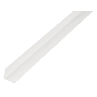 Afbeelding van Alberts 479213 hoekprofiel kunststof, wit 1000 x 15 mm