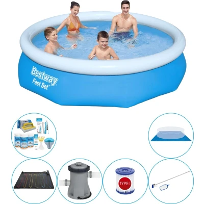 Afbeelding van Bestway Fast Set Rond 305x76 cm 7 delig Zwembad Met Accessoires