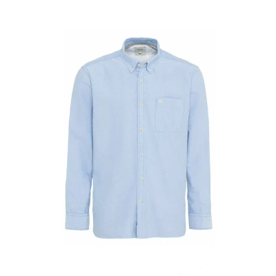 Afbeelding van camel active Overhemd, Heren, Maat: 3XL, Sky blue