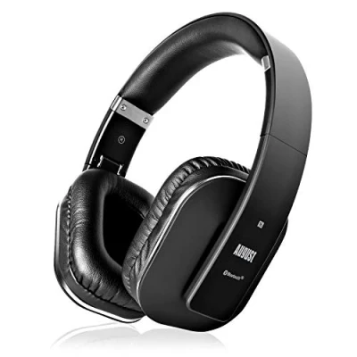 Afbeelding van August EP650 Bluetooth hoofdtelefoon v4.2 NFC met aptX Low Latency Stereo over ear audio app draadloze microfoon voor handsfree diepe bas 15 uur batterij