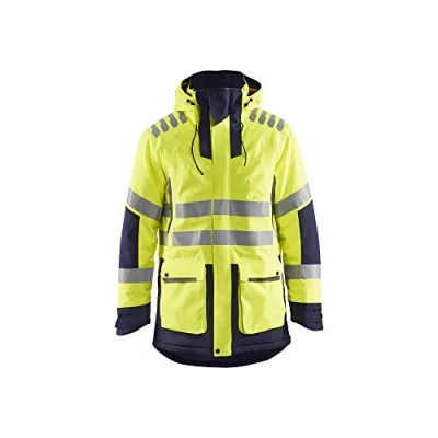 Afbeelding van Blaklader 4469192133894XL winterparka, High Vis geel/marineblauw, maat 4XL