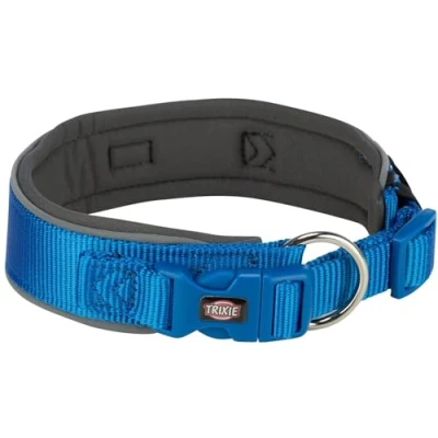 Afbeelding van Trixie Hondenhalsband Grafiet Kobaltblauw 46 55 Cm