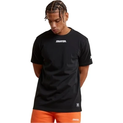 Afbeelding van Starter Essential Tshirt print, Heren, Maat: XXL, Black
