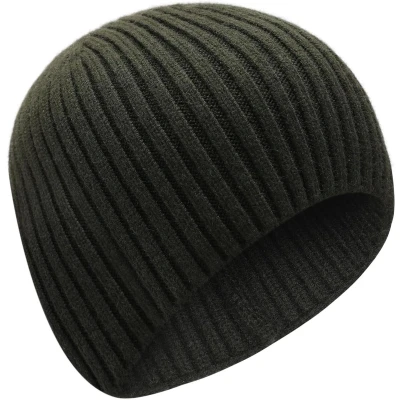 Afbeelding van Allecto Premium Winter Heren Gebreide Beanie Hoed Warm, Geribbeld, Mode Dagelijkse Schedel Cap