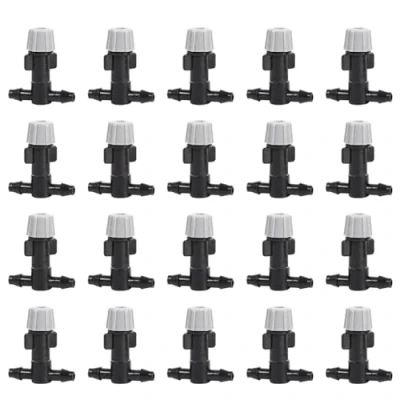 Afbeelding van DEWIN Sprinklerkoppen sproeiers, Gardena irrigatie, sproeikoppen verstuivermondstuk, nevelsproeiers met T verbindingen voor irrigatie van de tuin, 20 stuks