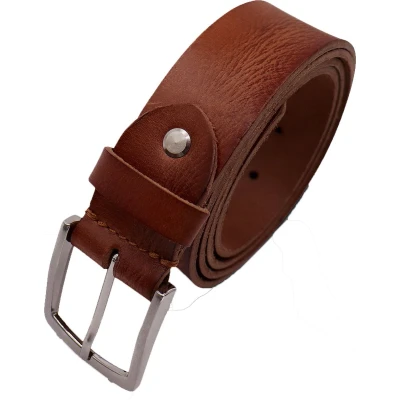 Afbeelding van Safekeepers riem heren Dames Leren 40 mm brede 100 Bruin
