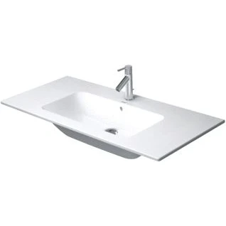 Afbeelding van Duravit Me by Starck meubelwastafel mat wit (103 x 49 cm) 1 kraangat,