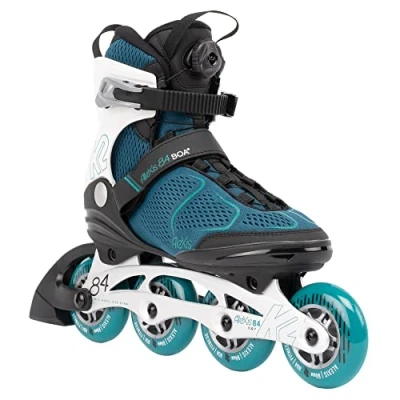Afbeelding van K2 Alexis 84 Boa Inline Skate Dames (teal / Wit) 06.5 36.5