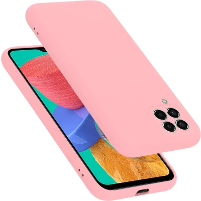 Afbeelding van Cadorabo Hoesje geschikt voor Samsung Galaxy M33 5G in LIQUID ROZE Beschermhoes gemaakt van flexibel TPU silicone Case Cover