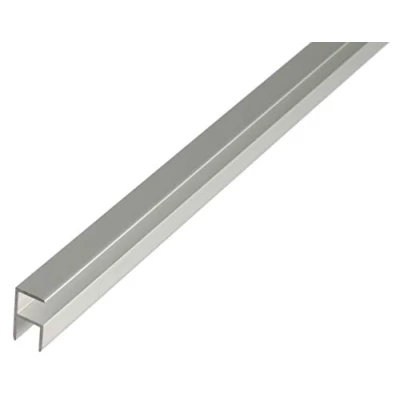 Afbeelding van Alberts 030609 hoekprofiel zelfklemmend aluminium, zilverkleurig geanodiseerd 1000 x 12,9 24 mm
