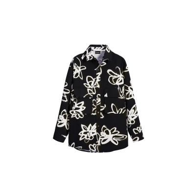 Afbeelding van Desigual Overhemd, Heren, Maat: Large, Black